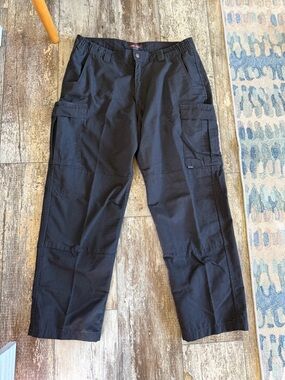 2 for $30 sale: Tru-Spec charcoal black/ gray cargo tactical Pants 40/32